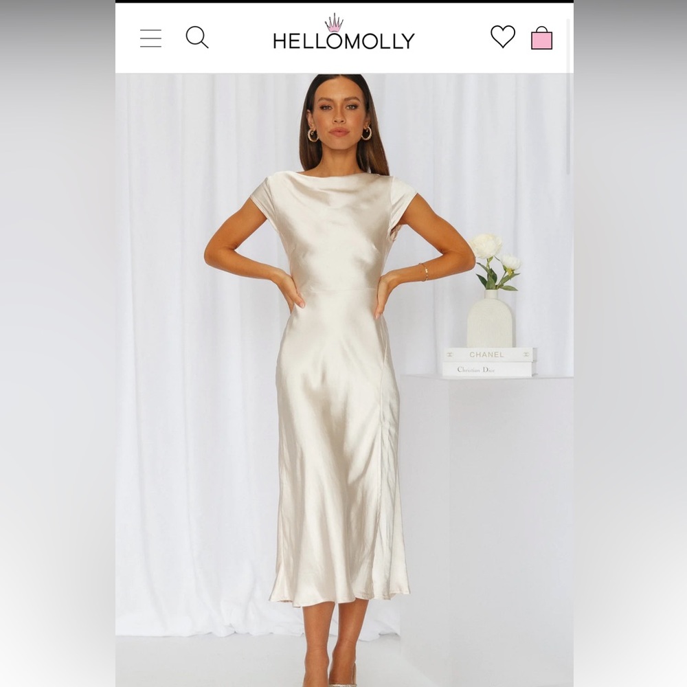 HELLO MOLLY SATIN DRESS